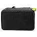 LORJE Multilayer Colored Pencil Case, Large, 72 Slots Black Pen Bag