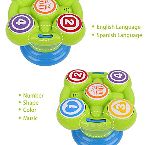 Baby Drum, Kids Drum with Misical Electronic Learning Toys for Kids, Birthday Gifts,Portable Small Size