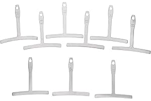 Set of 9 Understring Radius Gauge Guitar Tools,Guitar Luthier Measuring Tool Set,Guitar Notched Radius Gauges for Guitar Bass