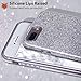 MILPROX Glitter Case Compatible for iPhone 8 Plus/7 Plus, Shiny Sparkle Bling, 3 Layer Hybrid Protective Soft Phone Case, Wireless Charging & Car Mount Compatible, Black Gradient Glitter