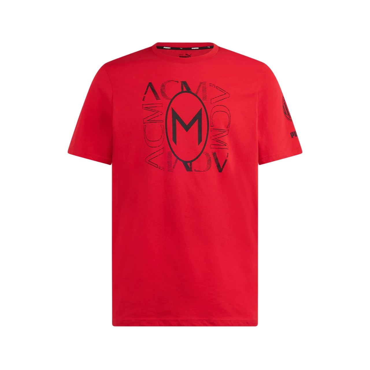 AC Milan T-Shirt FtblCulture, ACM, Red, Adult, Unisex