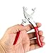 Wisehands Brass Eyelets and Setting Pliers Kit - Shoes Belts Bags Leather Fabric Vinyl - 100pcs Eyelets 4.5mm