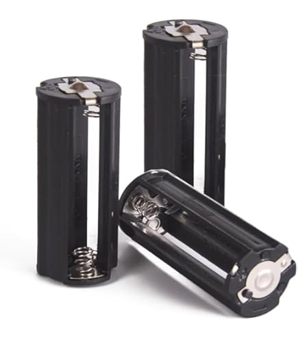 MOOKEENONE 2Pcs Replacement 3-AAA Battery Holder Storage Adapter Case Box for Flashlight Lamp RC : Electronics