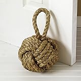 Marseille Monkey Knot Jute Rope Door Stopper 10-in