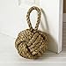 Marseille Monkey Knot Jute Rope Door Stopper 10-in