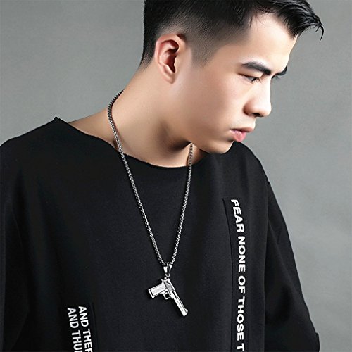 Kinteshun Alloy Gun Weapon Charm Pendant Connector for DIY Jewelry Making Accessaries(14pcs,Antique Silver Tones) - Thumbnail 5