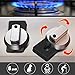 Stove Guard Oven Lock Child Safety Burner Knob Locks Heatproof Anti-Break for Kids Elderly Pet Toddlers Alzheimers Large Universal Design Baby Proof (Black)