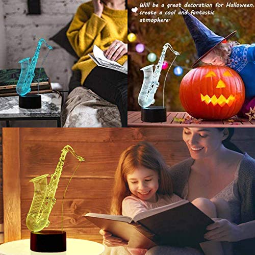 YKLWORLD-Saxophone-Night-Light-3D-Illusion-Lamp-LED-Desk-Table-Lamp-7-Color-Changing-Touch-Sensor-Nightlight-with-USB-Cable-for-Bedroom-Kids-Birthday-Gifts-Music-Lovers-Decoration