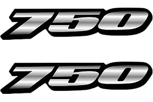 Awonderful Motorcycle Fairing Sticker Decal, Reflective Vinyl Decal for GSXR750 with Strong Stickiness GSXR 750(Grey)