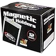 BCW Magnetic Card Holder - 180 PT Thickness - 12 Pack | Protective Display Card Case with Secure Gold Magnet Closure | UV Pro