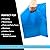 100 Pack 12" x 15" with 1.25 mil Thick Blue Merchandise Plastic Glossy Retail Bags | Die Cut Handles | Perfect for Shopping, Party Favors, Birthdays, Children Parties | Color Blue | 100% Recyclable