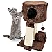 Animals Favorite Cat Condo Perch, Cat Tree with Scratch Post for Small Cats and Kittens (Condo Perch)