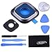 Mudder Back Rear Camera Glass Lens Replacement with Repair Tool Set and Cleaning Cloth for Samsung Galaxy Note 5 (Black)