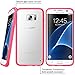 Galaxy S7 Edge Case, [Scratch Resistant] i-Blason **Clear** [Halo Series] Samsung Galaxy S7 Edge Hybrid Bumper Case Cover 2016 Release (Clear/Pink)