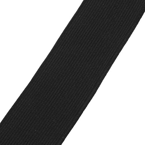 uxcell Polyester Tailoring Sewing Waistband Handicraft Elastic Band Strap 6 Yards Black