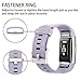 POY Replacement Bands Compatible for Fitbit Charge 2, Classic & Special Edition Sport Wristbands, Small Lavender, 1PC