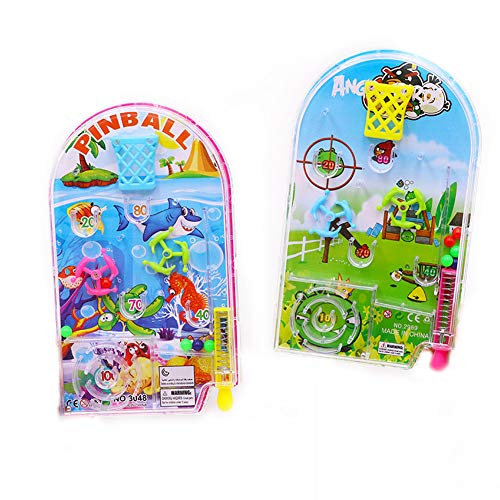 DierCosy 1 Set of Novelty Pocket Plastic Pinball Toy Funny Party Game Machine Mini Puzzle Educational Toy Random Style - Thumbnail 3