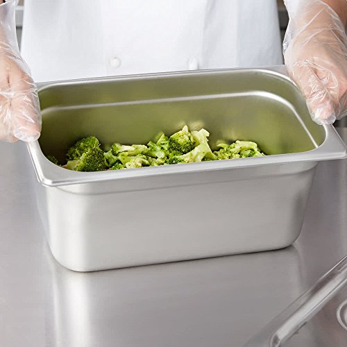 Stainless Steel Steam Table Pan 1/3 Size,MIXRICE A2136 Stainless Steel Steam Table Pan 6" Deep and Anti-Jam Hotel Pan Buffet Food Pans food pan - Thumbnail 6