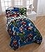 Marvel Avengers Heroic Age Twin Comforter - Super Soft Kids Reversible Bedding features Iron Man, Hulk, Captain America, and Thor - Fade Resistant Polyester Microfiber Fill (Official Marvel Product)