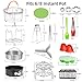 26 pieces Pressure Cooker Accessories Set Compatible with Instant Pot 6 qt 8 Quart- Steamer Basket, Springform Pan, Stackable Egg Steamer Rack, Egg Beater, Silicone Trivet Mats & More