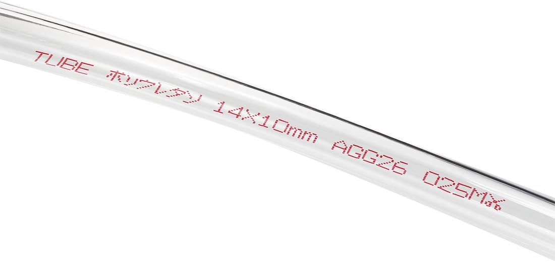 sourcing map Pneumatic Air Tubing, 14mm OD x 10mm ID 10 Meters 32ft PU Polyurethane Air Compressor Tube Hose Pipe Clear - Image 3