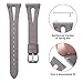 QIBOX Leather Bands Compatible with Fitbit Versa/Versa 2, Slim Vintage Leather Band Replacement Strap Women Man Wristband Accessories Compatible with Fitbit Versa 2 Smartwatch