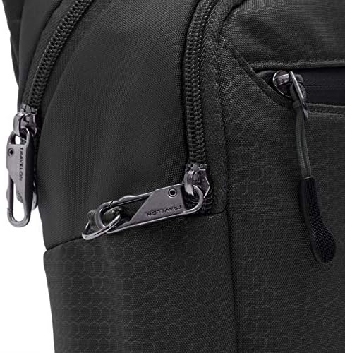 Travelon Anti-Theft Active Tour Bag, Black, 9 x 11 x 3.5 7 Travelon Anti-Theft Active Tour Bag, Black, 9 x 11 x 3.5