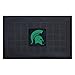 FANMATS 11394 Michigan State Spartans Heavy Duty Vinyl Medallion Outdoor Door Mat - 19.5in. x 31in.