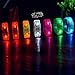 Voice Activated Sound Control LED Flashing Bracelet Wristband Bangle Light-emitting bracelet for Night Pub Bar Disco Party 5 Pack
