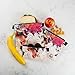 Artovida Artists Collective Reusable Lunch Baggies | Snack and Sandwich Bags with Zipper - Improved Dual Layer Design by Mark Ashkenazi (Israel) World Map