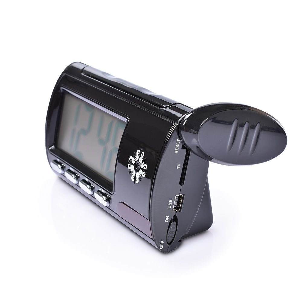 Hidden Spy Camera Alarm Clock Hd 1080p Security Camera Loop Video Recorder With Remote Controller Wanlilei Hidden Cameras Surveillance Cameras