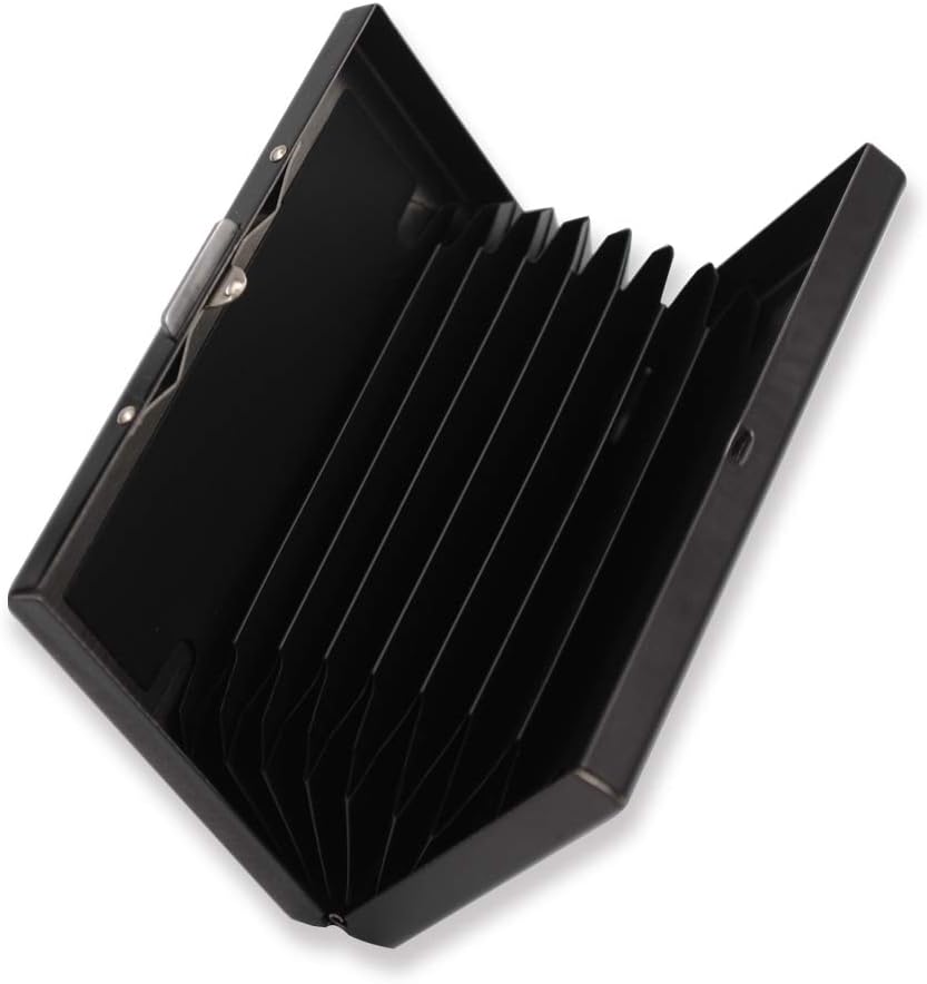 Card Genie RFID Metal Wallet Metal Card Holder 8 Slots for Men