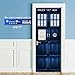 Sticker for Door/Wall/Fridge - London Police Box. Peel & Stick Removable Mural, Decole, Skin, Wrap, Decal, Cover, Poster. All Sizes! (32x80)