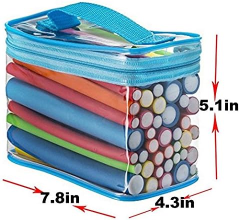 Hair rollers, Hair Curler Rods, 42-pack 7" Twist-flex Hair Curling Rods Set By CPENT
