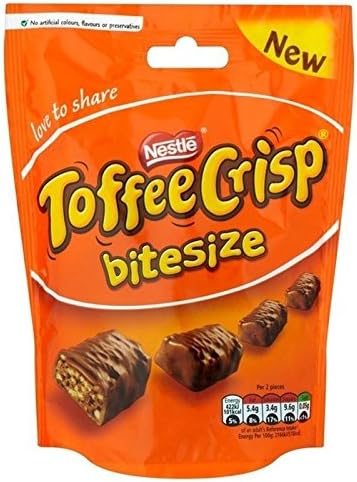 Nestle Toffee Crisp Bitesize 120g - Pack of 2