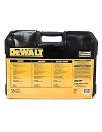 DEWALT DWMT81522   Juego de herramientas mecánicas, color negro y cromado, 181 piezas