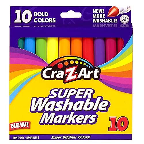 CraZArt Bold Washable Markers, 10 Count Pricepulse