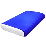 Ntomtuex Sensory Bed Sheet for Compression Reduced Pressure Weighted Blanket to Keep Nice Sleeping Comfortable with Light Breathable Polyester, Blue, 54"x60"