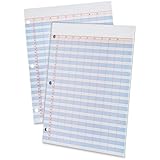 Ampad Heavyweight 3-Hole Punched Data Pads - 50 Sheet(s) - 11