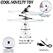 PALA PERRA Flying Toy Mini RC Helicopter, Rechargeable Infrared Induction Flying Drone Indoor Games Toys, Remote Control Helicopter for Kids Parachute with Jumping Paratrooper