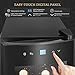 Wine Cooler Refrigerator Thermoelectric Wine Fridge 8 Bottle Wine Cellar with Temperature Display, Freestanding Quiet Operation Refrigerator