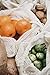 Farmers Market Net Bag - Reusable Produce Bags - Eco-Friendly Produce Bags - Large Produce Cotton Bags - Net Zero Produce Bags - Cotton Produce Bags (3, Set of 3 - X-Large, Large, Medium)