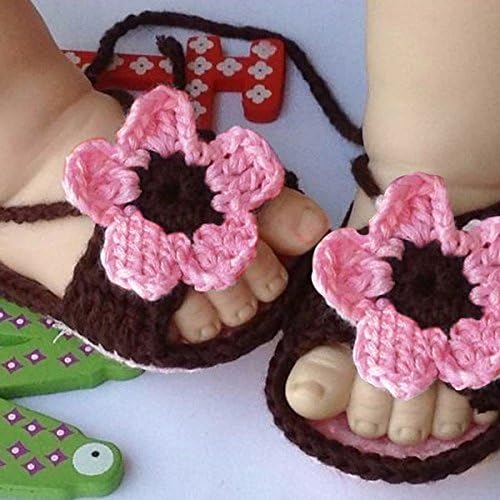 knitted baby sandals
