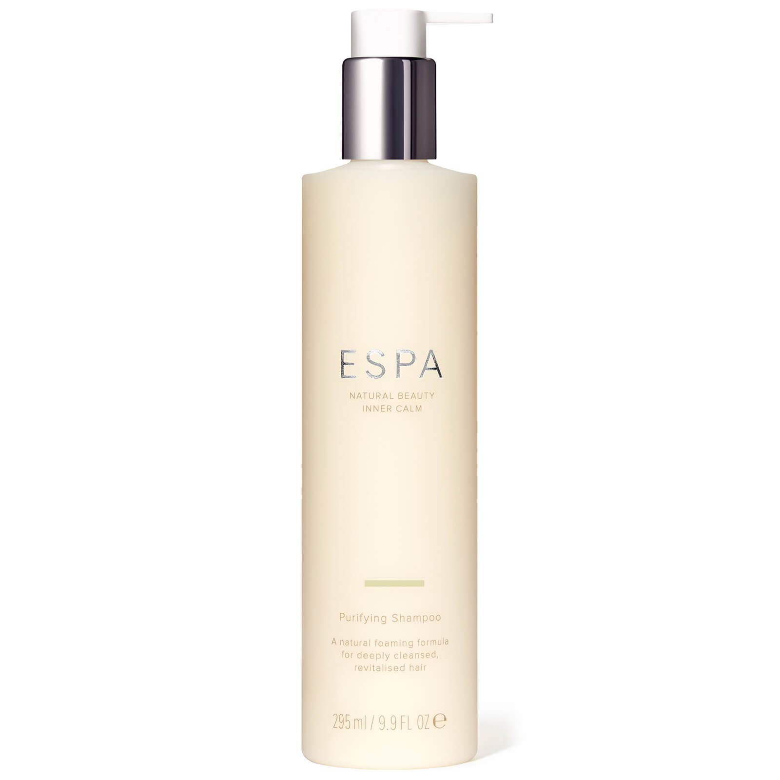 ESPA Purifying Shampoo 295ml | Gentle Foaming Cleanser for All Hair Types, Removes Build-Up, Hydrates & Boosts Shine, Sillicone & SLS Free, Suitable for Colour-Treated Hair