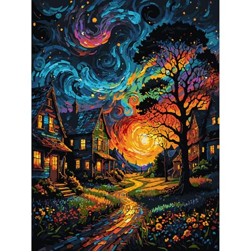 Paint by Number-starlit sky-2