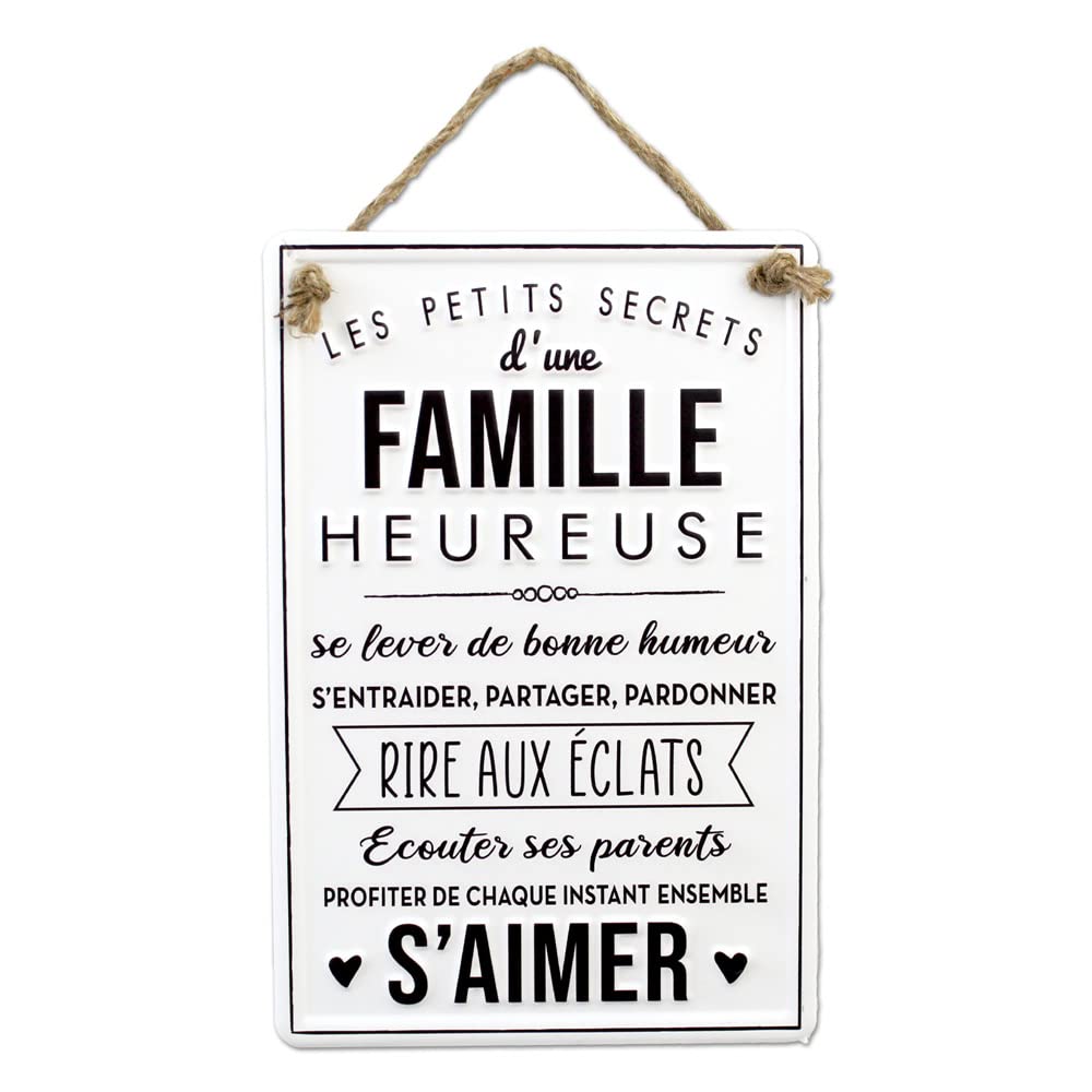 STC Metal Plaque Happy Family