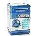 Stylebeauty Electronic Password Piggy Bank Cash Coin Can Money Locker Auto Insert Bills Safe Box Password ATM Bank Saver Birthday Gifts for Kids ( BLUE )