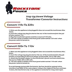 ROCKSTONE POWER 2000 Watt Voltage Converter