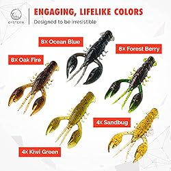 Oystern Ned Rig Baits and Hooks with 41 Pieces