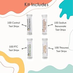 EISCO Super Taster Test Kit - PTC Paper Strips with